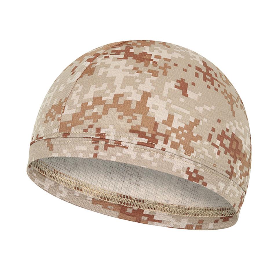 Cycling Hiking Cap Breathable Quick Dry Mesh Camo Print Bike Motorcycle Helmet Liner Sweat Wicking Sports Running Hat