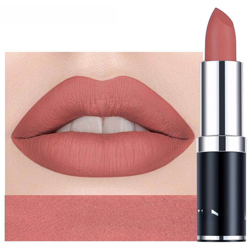 Batom Velvet Matte, névoa suave e hidratante de longa duração, cor rica e que não desbota, cuidado labial