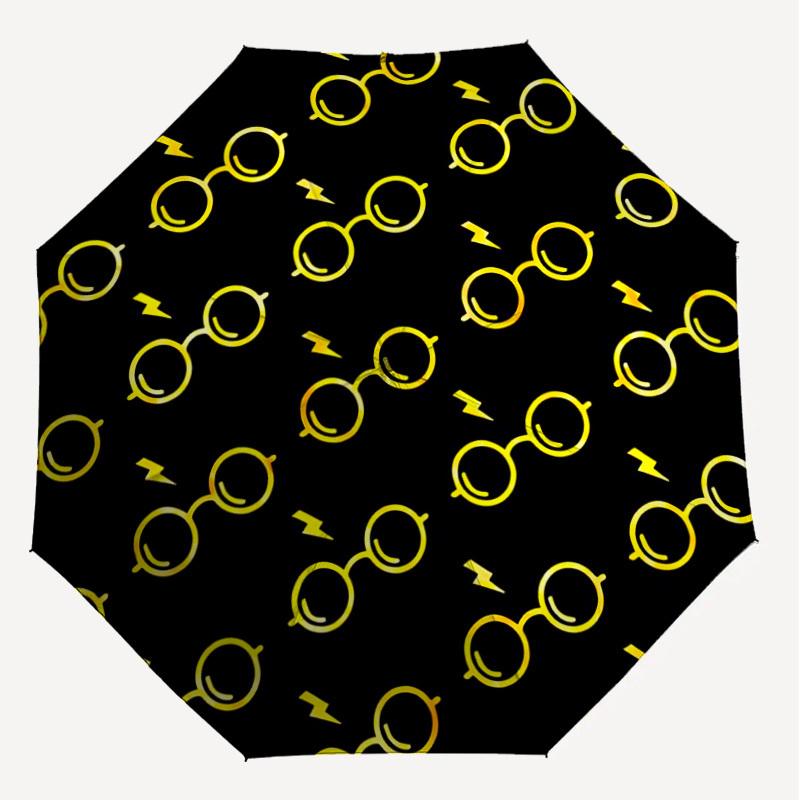1PC Warner Glasses Lightning bolt Umbrella-8-Rib Reinforced, Automatic Open, Lightweight & Durable-A30