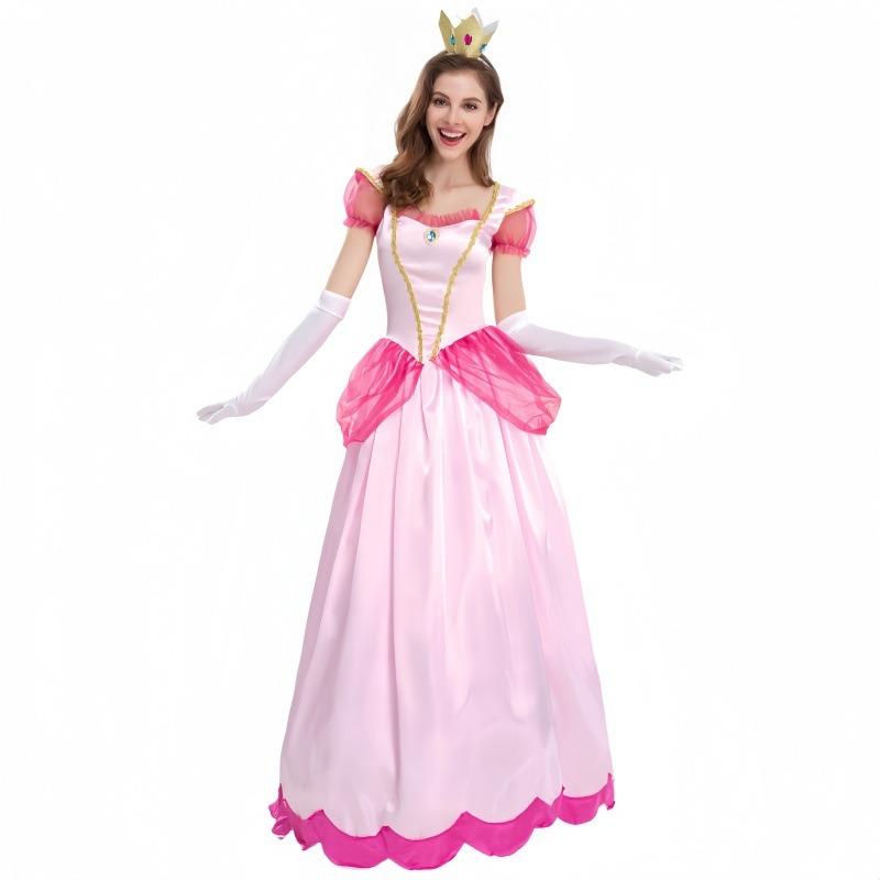 New Adult Women's Costume Elk Cloak Cloak Party Santa Claus Green Elf Show Dress