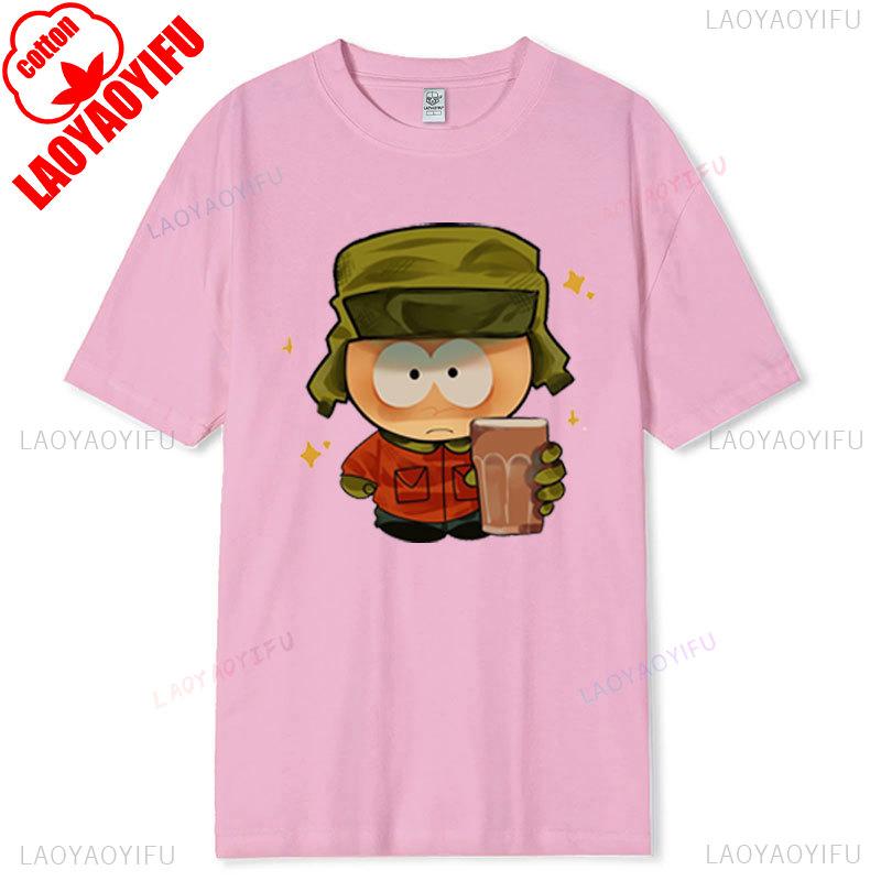 South Park Funny Cartoon Anime Graphic T-Shirt Soft Comfortable Cotton Unisex Round Neck Summer Fashion Tee for Men and Women