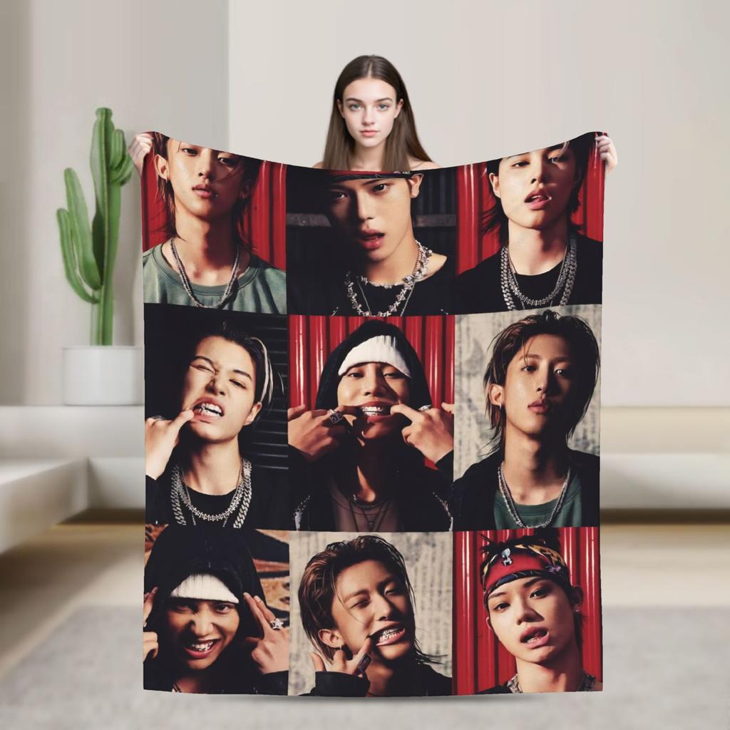 LngsOhyul Woojin Louis Blanket Warm Soft Novelty Plush Throw Blanket For Couch Chair Sofa Bed Flannel Bedspread Bed Cover