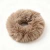 Korean Style Faux Mink Fur Elastic Hair Tie - No Damage, Candy Color Hair Band for Autumn/Winter