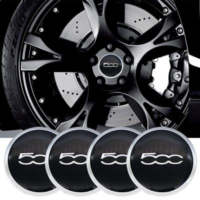 4 x 56mm Capace autocolant butuc pentru Fiat Abarth 500 500x 500c 500l Punto Panda Stilo Palio Tipo Uno Capacul centrului roții Decorare automată
