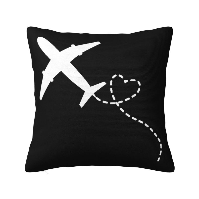 Cockpit Six Dials Flight Simulator Pilot Nordic Pillow Cover Home Decor Airplane Aircraft Car Cushion