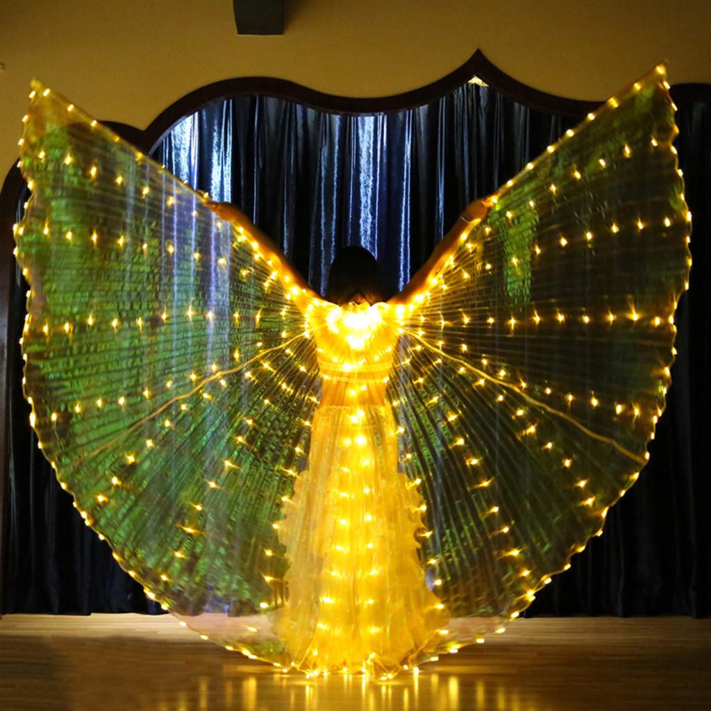 Wing Ägyptische Flügel Schleier Bauchtanz Kostüm Licht Show " Wing Ägyptische Flügel Schleier Bauchtanz Kostüm Licht Show "