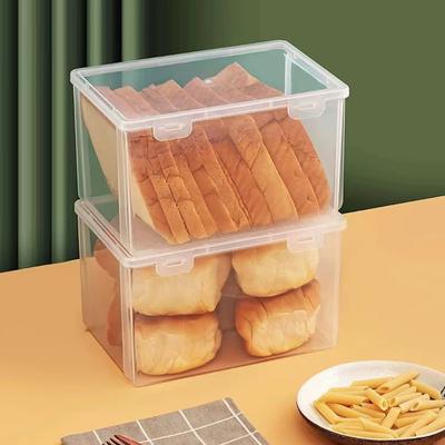 Brot Aufbewahrungsbox Lebensmittelkonservierungsbehälter Große Öffnung Gute Abdichtung Küche Obst Caddy Kühlschrank Toast Laib Kuchen