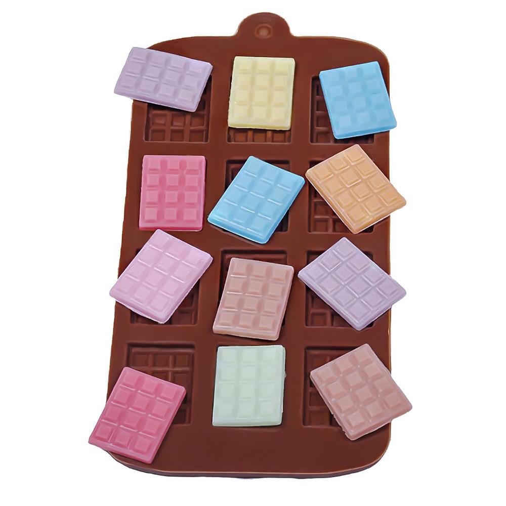 Chocolate Molds Bakeware Cake Molds High Quality Square Eco-friendly Silicone Mold Diy 1pc Food Grade 24 Cavity Molds Silicone