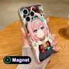 Game GI Varesa Clear TPU Magsafe Mobile Phone Case for iPhone 17 16 15 14 13 12 11 Air Pro Max Plus Mini Colorful Cover