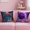 Space Starry Sky Pillow Case Pattern Printing Pillowcase Living Room Sofa Cushion Cover Bedroom Room Decor