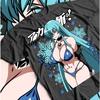 Trends Summer Cosplay Neutral Black and White Akame Ga Kill Esdeath T-shirt Akame Ga Kill Esdeath S Waifu Anime Shirt All Sizes
