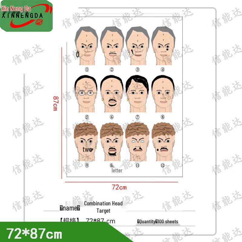Xinnengda Tactical Shooting Target Papers