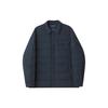 NAUTICA Down Jackets Men's Navy Blue 4NV Lapel Moderate Down Shirt Jacket JE5309