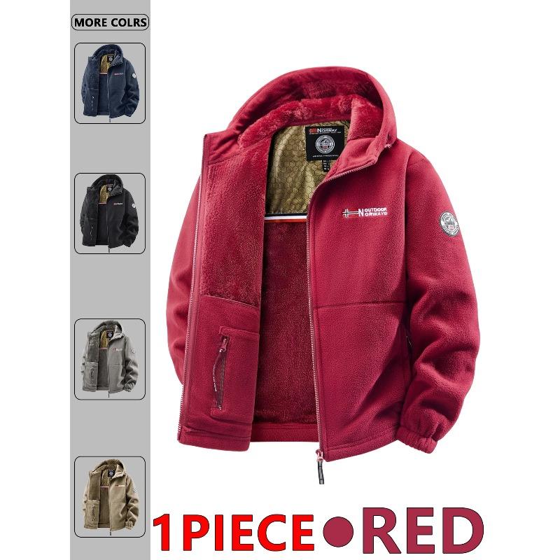 Men's Autumn and Winter Outdoor Hooded Jacket, Suitable for Daily Wear At Home, for Travel, Parties, Commuting, Outdoor Fashion Versatile