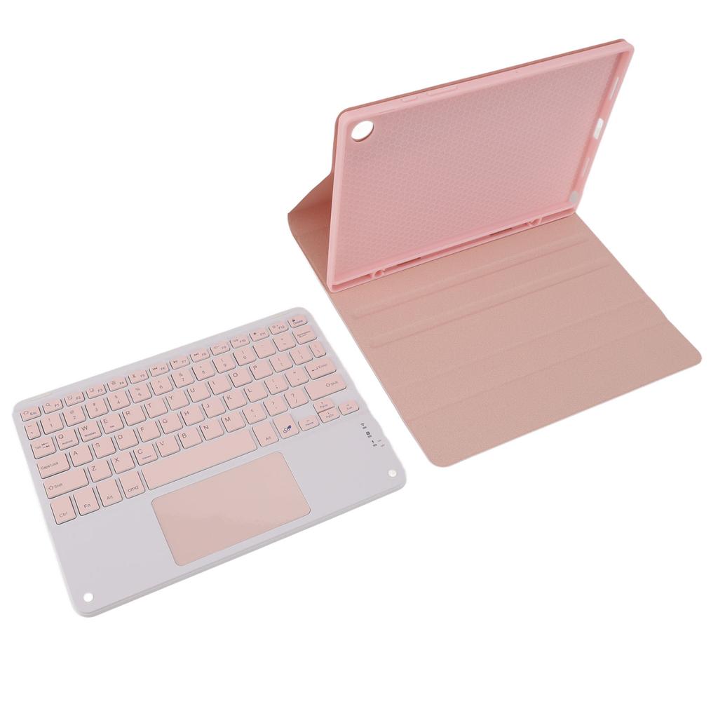 Case for Tab A8 Tablet Pink Soft TPU Precise Cutouts Pen Slot Tablet Case with Wireless Keyboard Mouse for Protection