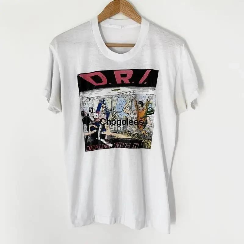 D R I Dealing With It Vintage Rock T Shirt Dri Dirty
