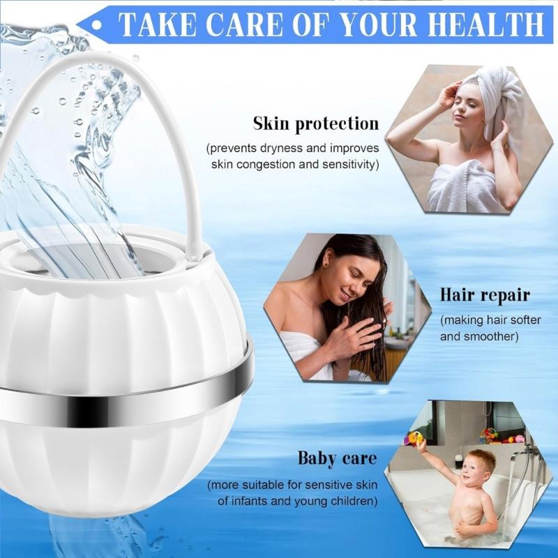 Portable Shower Tub Filter Plastic Bathtub Water Filter Efficient Hanging Tub Faucet Filter for Shower, Bathtub Faucet