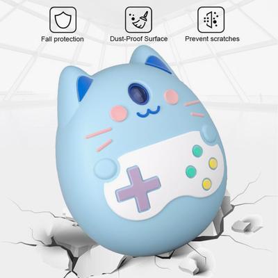 Silicone Protective Case for Electronic Pet Anti-Fall Protection Carrying Strap Vivid Color Perfect Fit Protective Shell