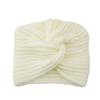 1Pc Women Headwear Cancer Chemo Beanie Hat Hair Loss Turban Solid Color Knitted Cap Head Wrap Polyester