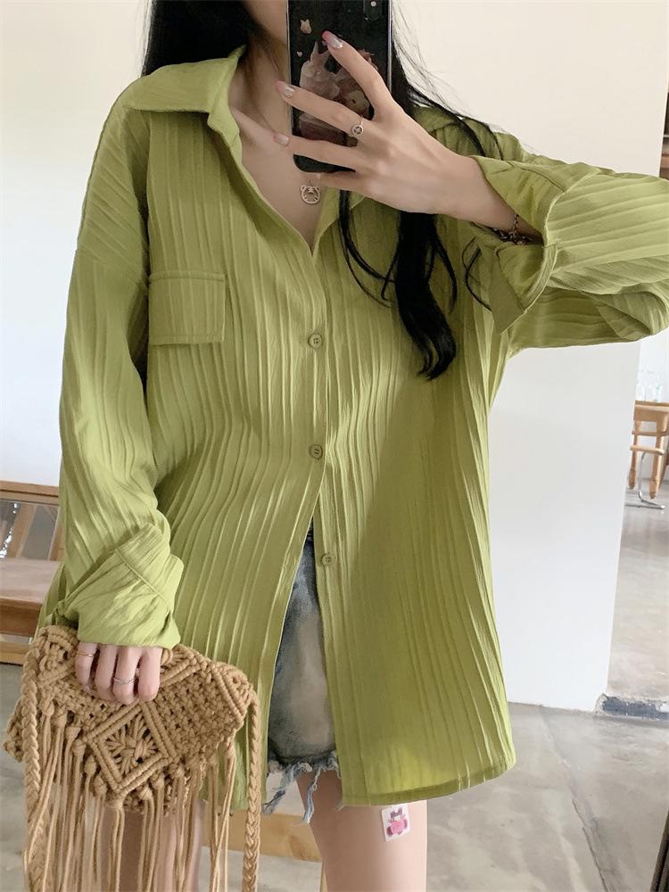 Women's Plus Size Stylish Long-Sleeve Sun Protection Lightweight Summer Jacket - Belly Covering, Slimming, Casual Fit for a Flattering Look