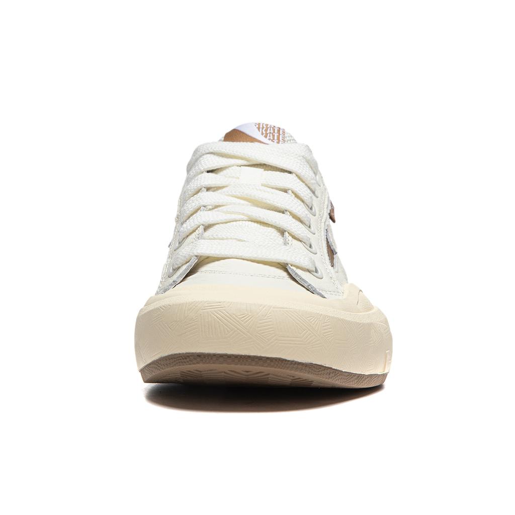 Li Ning We Wo S70 Comfortable Simple Non-Slip Lightweight Low-Top Skate Shoes Men Sneaker Beige Brown AEPU027-6