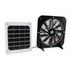 Solar-Abluftventilator, 100 W Solarpanel mit 13,5-Zoll-Lüfter, wasserdichte Solarpanel-Lüfterlüftung