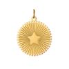 CARLIDANA Gold Plated Jewelry Laser Engraved Logo Tags Pendant Jewellery Oval Stainless Steel DIY Name Round Coin Disc Charm