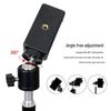 Mobile Streaming Stand with LED Fill Light and Multi-Camera Mount for Desktop and Outdoor Photography
