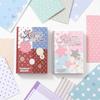 Kein Wiederholungs-Scrapbooking-Papier-Set Polka Dot DIY-Materialpapier Niedliche Memo-Notiz-Aufkleber Planer