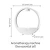 Cute Round Humidifier Aromatherapy Machine with LED Light Long-lasting Fragrance Aroma Diffuser Essential Oi Home Desktop Decor