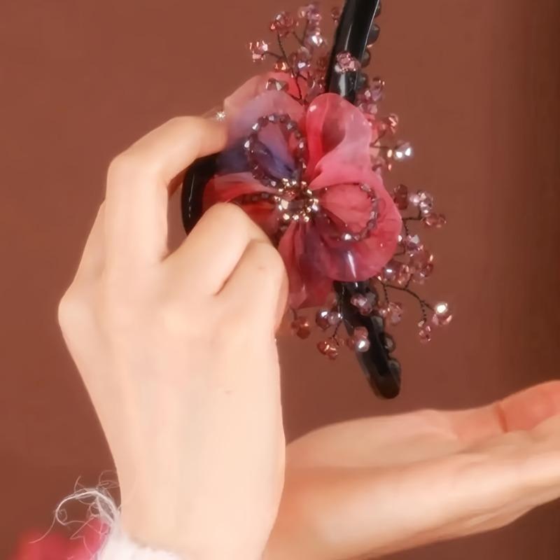 Korean Version of Luxury Hair Additions, Handmade Mesh Fabric, Sunflower Clip, Women'S And ' Gifts