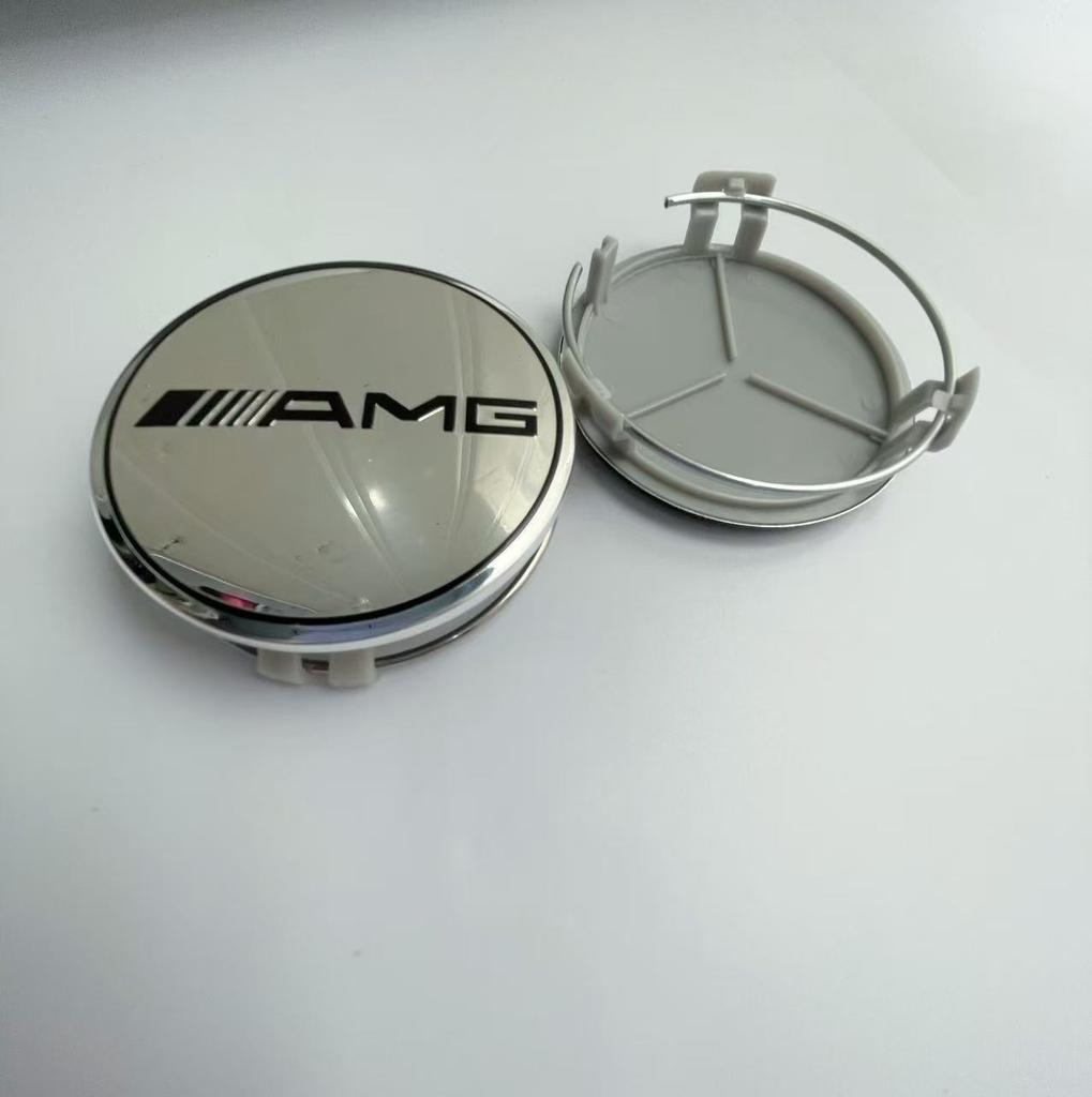 4pcs 75mm Car Wheel Hub Center Cover Modification Parts Suitable for Mercedes Benz W204 W205 AMG  E210 E211 E212 E213 E214 W222 PP8