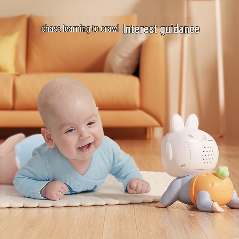Dimanqi Baby Electric Musical Crawling Rabbit Toy