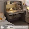 Integrated Desk with Bookshelf: Computer and Writing Desk for Home or Office
