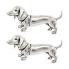 Dog Shape Brooch Pin Antique Finish Enamel Look Lapel Pin Accessories For Coat Bag Scarf Casual And Office Outfit