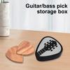 Pudełko na kostki gitarowe drukowane 3D Ukulele Bas Gitara Akustyczna Folkowa Elektryczna Kostka do Uderzania Plektron Uchwyt Etui do Przechowywania Akcesoria Gitarowe Prezent dla Gitarzystów