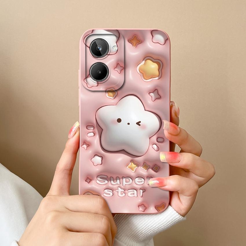 Pentru Oppo Realme 10 12 12X 11 11X C12 C15 C21 C21Y C31 Husă Telefon Model Flori Grațioase la Modă de Înaltă Calitate Carcasă Antiderapantă Pentru Oppo Husă Silicon