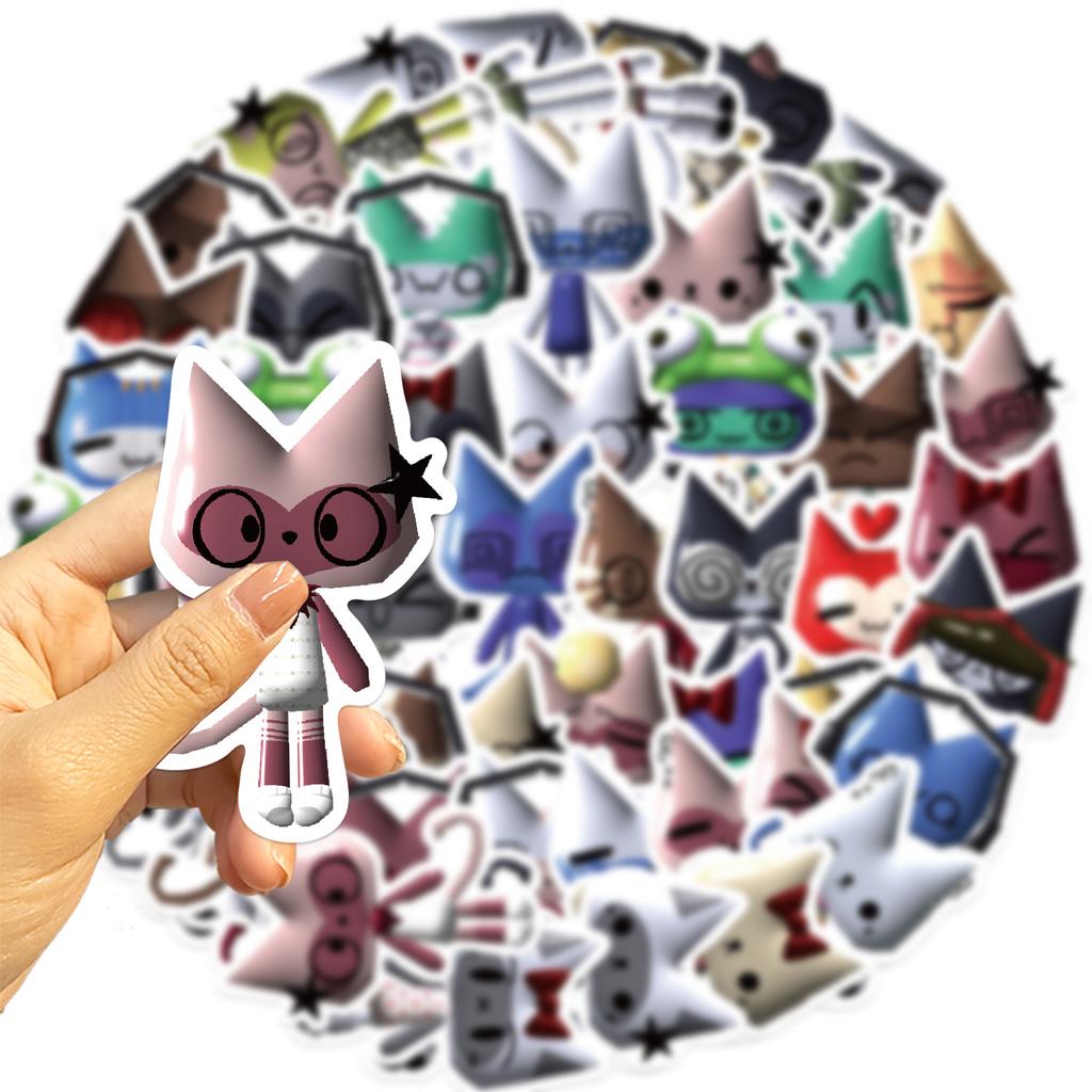 52 Cartoon Doro Cat Graffiti Stickers Guitar Laptop Suitcase DIY Waterproof Stickers