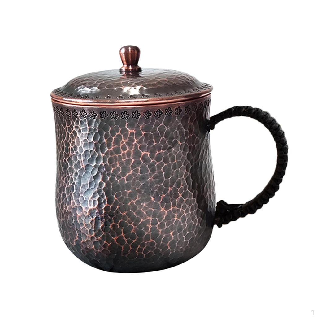 Copper Mug Masrapa Cup with Handle and Lid Moscow Mules for Home Coffee Shop