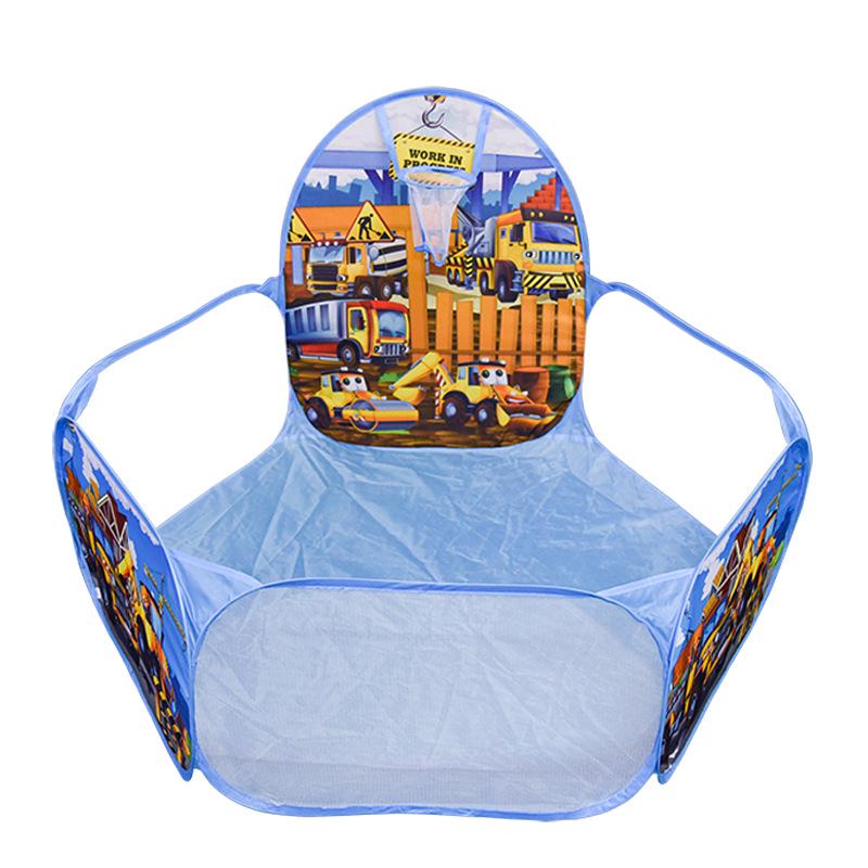 Cartoon Deer Basketball Ocean Ball Pit Foldable Kids' Tent Playhouse Toy