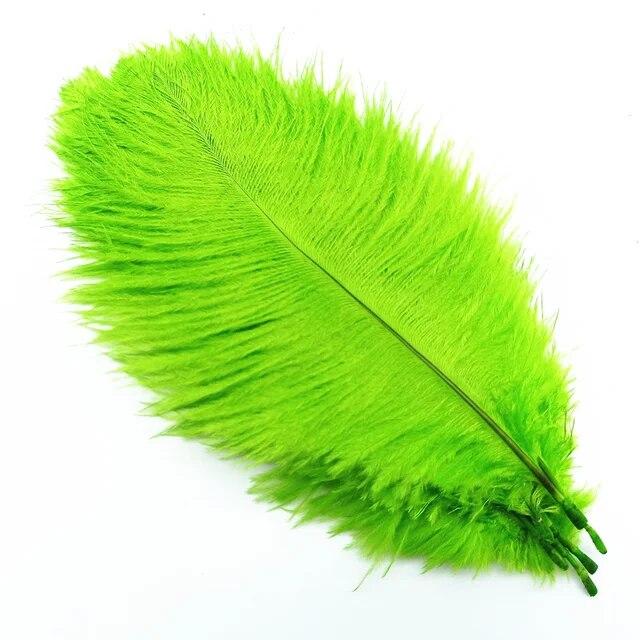 10Pcs Ostrich Feathers Decorative Vase Pluma Wedding Table Centerpieces Carnival Accessories DIY Creative Leisure Craft Supplies