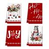 1pc/2pc/4pc/pack Christmas Scrub Sponge Creative Kitchen Dish Cloth Festive Cleaning Decor for Home & Table Kitchen Dish Towel Xmas Cleaning Supplies