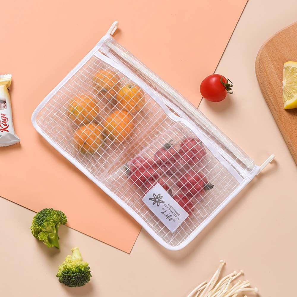Compartment Kitchen Classification Refrigerator Storage Bag Mesh Bag Household Fridge Organizer