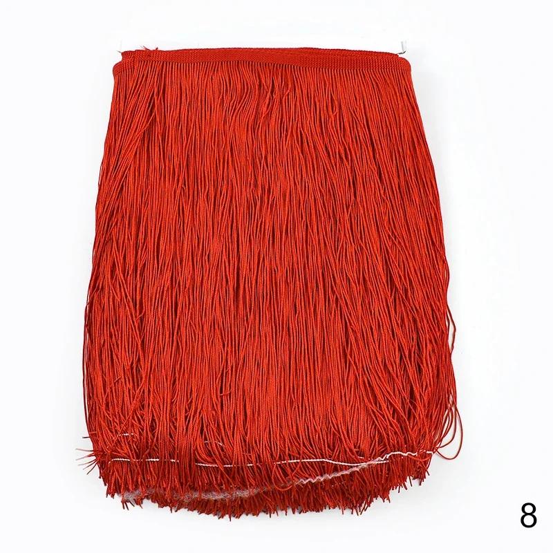 5/8/10M 30cm Long Tassel Fringes for Curtains Lace Trims Dress Fringe Trim Decorative Trimmings Stitching DIY Sewing Accessories