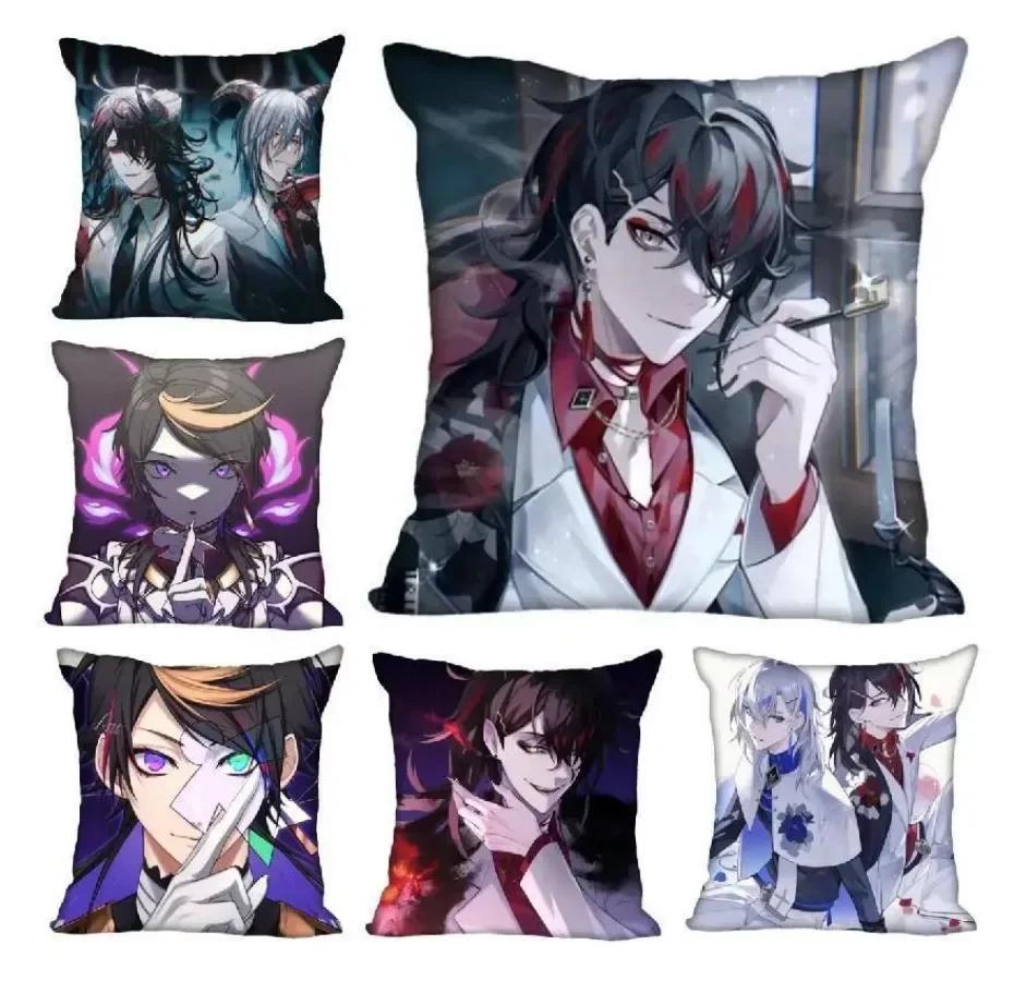 

Luxiem Anime Cushion Pillow Cover Bedroom Home Decorative Pillowcase Square 30x30cm