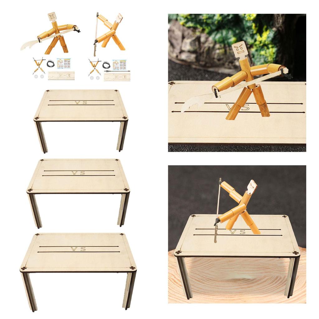 Bamboo Man Puppet Game for Tabletop Fun