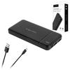 Powerbank 10000mAh 2xUSB USB-C-Kabel KrugerMatz