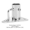 316 Stainless Steel Stanchion Post Socket 90 Degree Flag Pole Base Socket Flag Pole Holder  Yachts