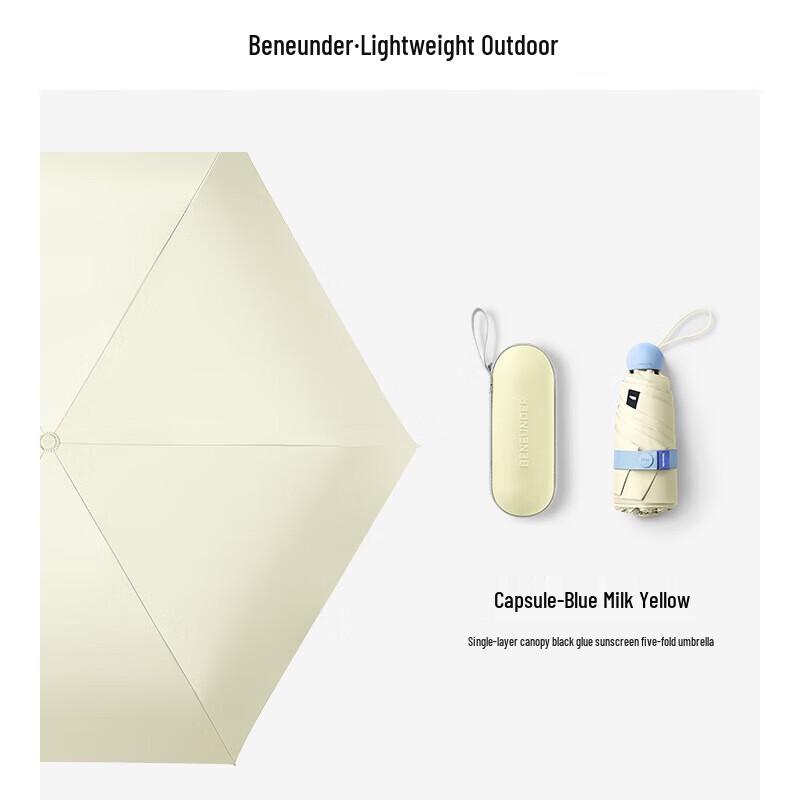 Beneunder Capsule Mini UV Protection Portable Umbrella