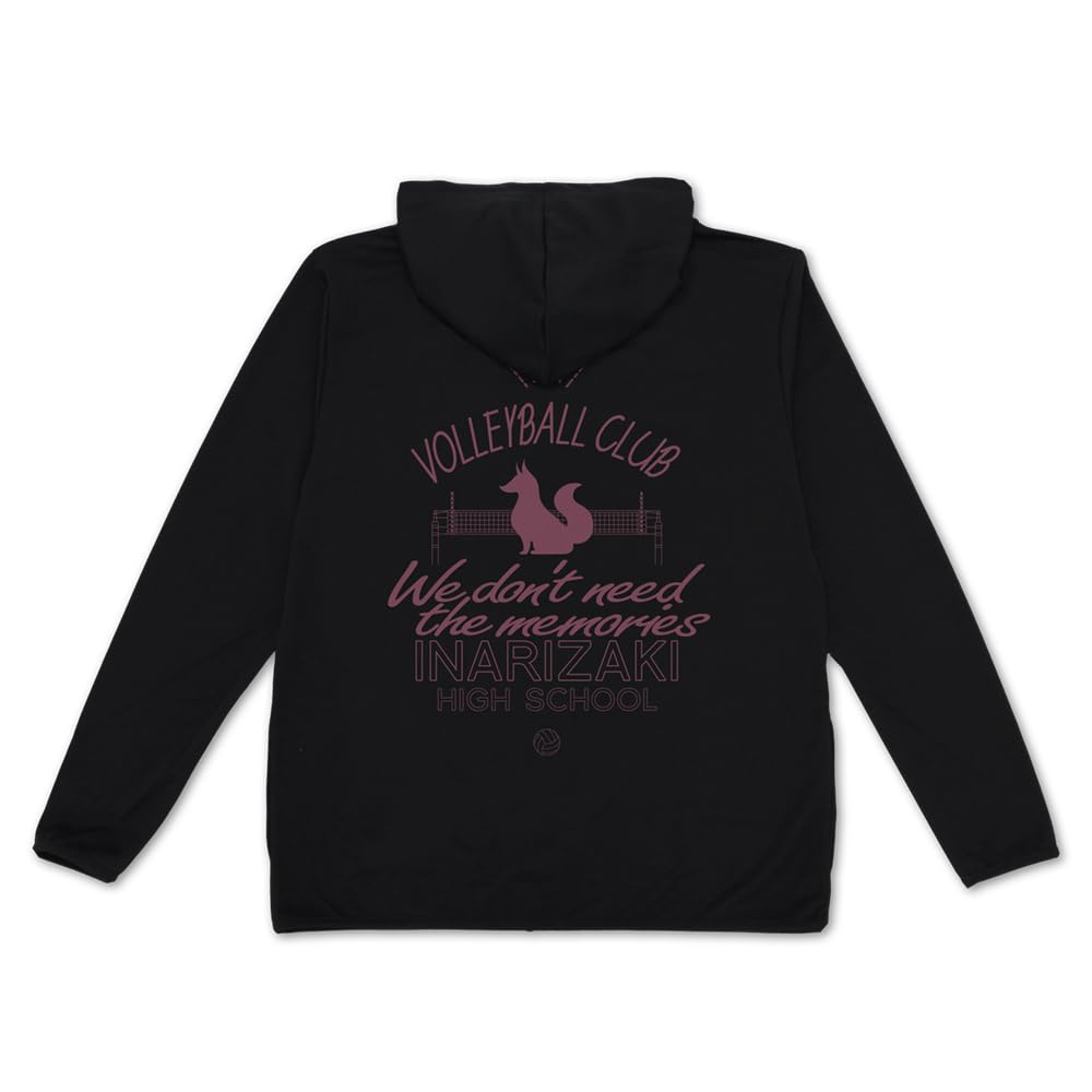 

[Official] COSPA Haikyu!! Inarizaki High School Volleyball Club Thin Dry Hoodie BLACK L Size